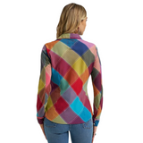 WRANGLER X LAINEY WILSON HARLEQUIN WESTERN SNAP SHIRT-112371988
