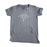 COUNTRY CONNECTION LONGHORN SHORT SLEEVE TEE - CCLONGHORNTEE