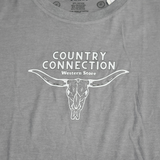 COUNTRY CONNECTION LONGHORN SHORT SLEEVE TEE - CCLONGHORNTEE