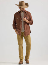 WRANGLER MEN’S PREMIUM PERFORMANCE TOUGH COMFORT COWBOY CUT SLIM FIT CANVAS JEANS - 112361473