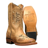 TANNER MARK KIDS MESQUITE WESTERN BOOT - TMG205060