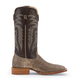 R. WATSON MEN’S NATURAL RING LIZARD SQUARE TOE WESTERN BOOTS - RW7900-2