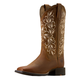 ARIAT WOMEN’S ROUND UP HOLLY WIDE SQUARE TOE WESTERN BOOT - 10074320
