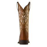 ARIAT WOMEN’S ROUND UP HOLLY WIDE SQUARE TOE WESTERN BOOT - 10074320