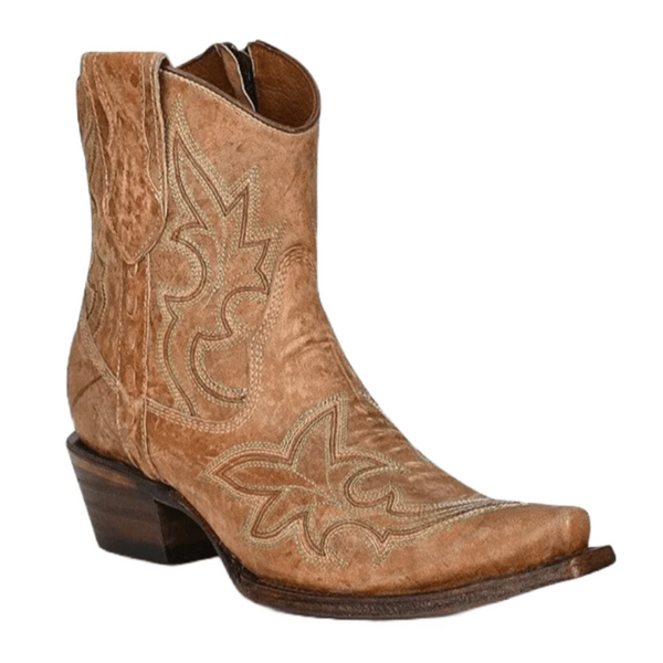 CIRCLE G BY CORRAL WOMEN'S ORIX EMBROIDERY ANKLE WESTERN BOOT - L5915
