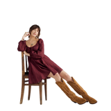 TECOVAS WOMEN'S ABBY SIENNA SUEDE WESTERN BOOT-W20029SIE