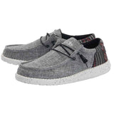 HEY DUDE MEN'S WALLY FUNK BLACK AZTEC-110414864