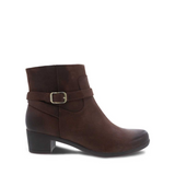 DANSKO WOMEN'S CAGNEY BROWN BURNISHED SUEDE BOOTS - 3217532300