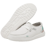 HEY DUDE WOMEN'S WENDY FLORA LILY WHITE - 400641JV