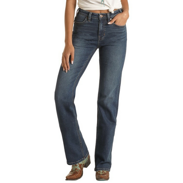 PANHANDLE WOMEN'S HIGH RISE EXTRA STRETCH BOOTCUT JEANS - WH2708