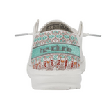 HEY DUDE WOMEN'S WENDY FLORA LILY WHITE - 400641JV