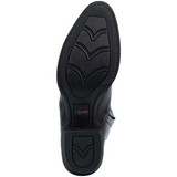 LAREDO MEN'S BLACK SIDE ZIPPER WESTERN BOOT - 62070