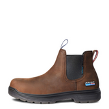 ARIAT MEN'S TURBO CHELSEA USA ASSEMBLED WATERPROOF CARBON TOE WORK BOOT - 10036738