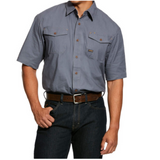 ARIAT MEN'S REBAR MADE TOUGH DURA STRETCH WOEK SHIRT- 10025392