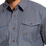 ARIAT MEN'S REBAR MADE TOUGH DURA STRETCH WOEK SHIRT- 10025392