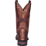 DAN POST MEN'S KA PYTHON PRINT LEATHER WESTERN BOOT - DP4526