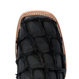 DURANGO MEN'S MATTE BLACK PIRARUCU EXOTIC WESTERN BOOT- DDB0381