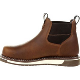 GEORGIA MEN'S BROWN 5 INCH WATERPROOF CHELSEA WORK BOOT - GB00352