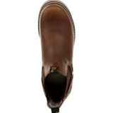 GEORGIA MEN'S BROWN 5 INCH WATERPROOF CHELSEA WORK BOOT - GB00352