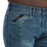 ARIAT MENS M5 REBAR DURASTRETCH BASIC STACKABLE STRAIGHT LEG JEANS - 10039288