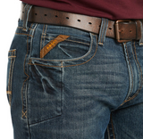 ARIAT MEN'S REBAR M5 SLIM DURA STRETCH EDGE STACKABLE STRAIGHT LEG JEAN-10016222