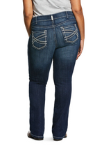 ARIAT WOMEN'S R.E.A.L MID RISE STRETCH ENTWINED BOOT CUT JEAN- 10017510