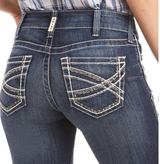ARIAT WOMEN'S R.E.A.L MID RISE STRETCH ENTWINED BOOT CUT JEAN- 10017510