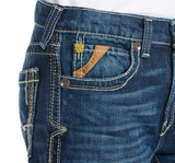 ARIAT BOY'S B5 SLIM BOUNDARY STACKABLE STRAIGHT LEG JEAN- 10018338