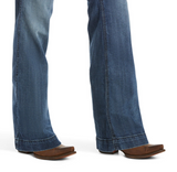 ARIAT WOMEN'S TROUSER MID RISE STRETCH OUTSEAM ELLA WIDE LEG JEAN-10018360