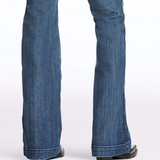 ARIAT WOMEN'S TROUSER MID RISE STRETCH OUTSEAM ELLA WIDE LEG JEAN-10018360