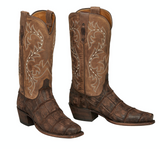 MEN'S LUCCHESE BURKE GIANT ALLIGATOR EXOTIC BOOT- M3195.74