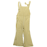 BAILEY'S BLOSSOM INFANT/TODDLER KELLYN BELL BOTTOM JUMPSUIT MUSTARD STRIPE