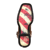 DURANGO WOMEN'S REBEL PATRIOTIC FLAG PULL ON WESTERN BOOT - RD4414
