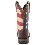 DURANGO WOMEN'S REBEL PATRIOTIC FLAG PULL ON WESTERN BOOT - RD4414