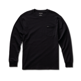 TECOVAS MEN'S LONG SLEEVE STANDARD ISSUE POCKET TEE - M40145BLK