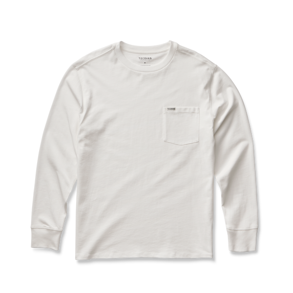 TECOVAS MEN'S LONG SLEEVE STANDARD ISSUE POCKET TEE - M40145BON
