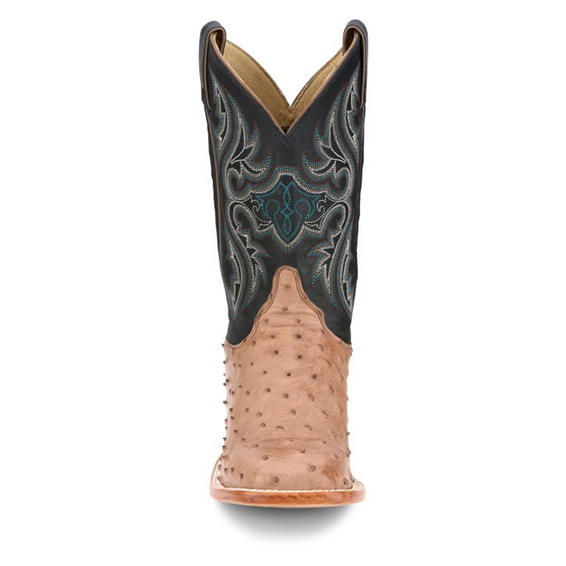 JUSTIN MEN'S MOSELEY 11" FULL QUILL OSTRICH WESTERN BOOT - JE5172