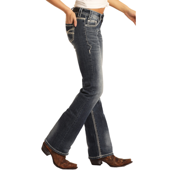 PANHANDLE WOMEN'S RIDING BOOT CUT JEANS - W79516