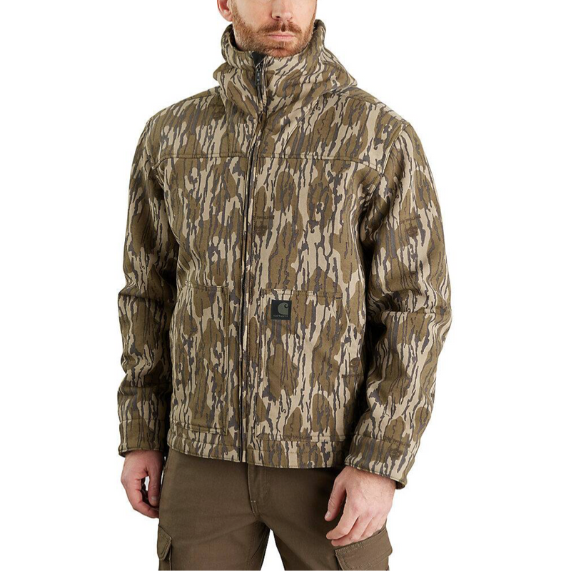 CARHARTT MEN'S SUPER DUX RELAXED FIT SHERPA LINED CAMO ACTIVE JACKET - 105477