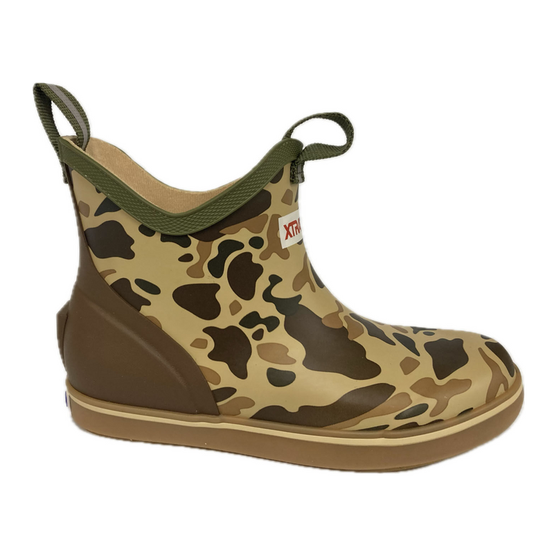 XTRATUF KIDS DUCK CAMO ANKLE DECK BOOT - XKABDCMC