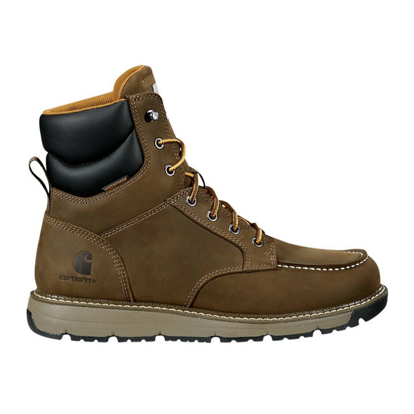 CARHARTT MEN'S MILLBROOK 6" WATERPROOF NANO TOE WEDGE WORK BOOT - FM6423