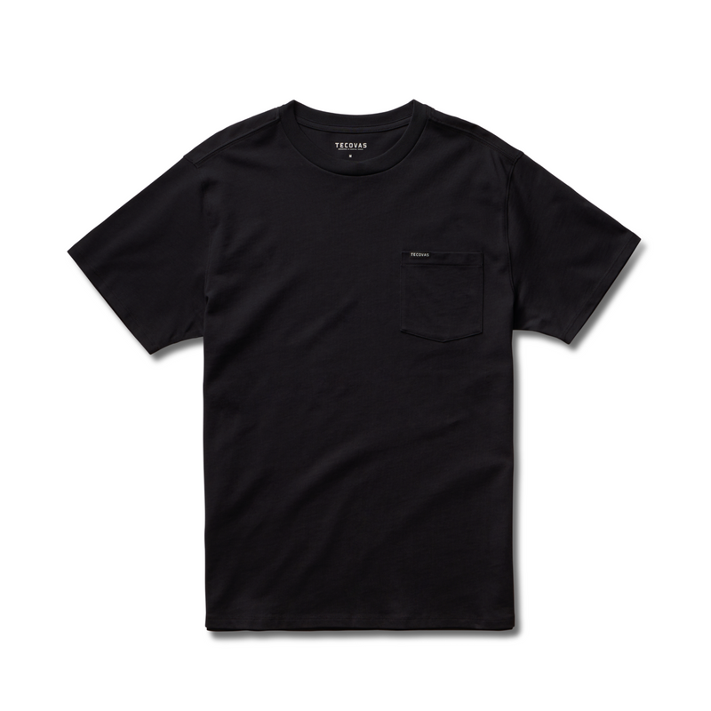 TECOVAS MEN'S STANDARD ISSUE POCKET TEE - M40145BLK