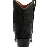 CIRCLE G BY CORRAL WOMEN'S BLACK EMBROIDERED ANKLE WESTERN BOOT - L6225