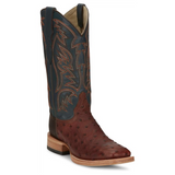 JUSTIN MEN'S DOC BAR FULL QUILL OSTRICH WESTERN BOOT - AQ8041