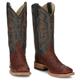 JUSTIN MEN'S DOC BAR FULL QUILL OSTRICH WESTERN BOOT - AQ8041