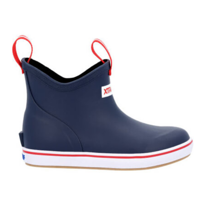 XTRATUF KIDS' ANKLE DECK BOOT NAVY - XKAB200