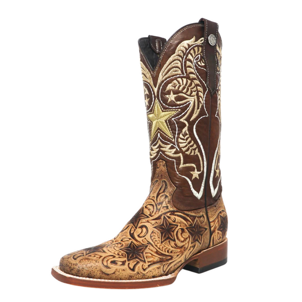 TANNER WOMEN'S HAND TOOL STAR WESTERN BOOTS - TML207087