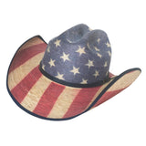 BULLHIDE STAR SPANGLED STRW COWBOY HAT - 2928