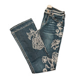 SEXY COUTURE WOMEN'S EMBROIDERED BOOTCUT JEANS - W257PB