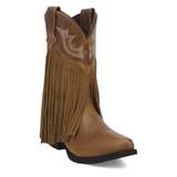 DAN POST TODDLER HAPPY TRAILS LEATHER FRINGE WESTERN BOOT - DPC4020